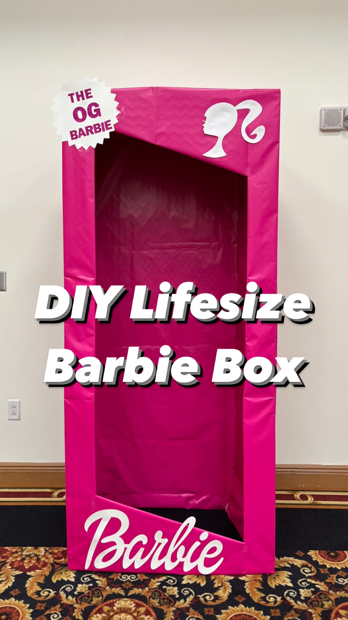 DIY Lifesize Barbie box