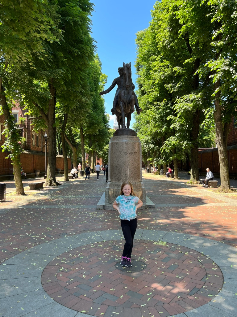 Downtown Boston statue