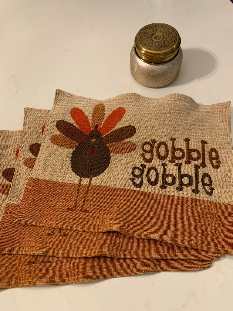 gobble gobble placemats